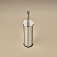 Bath Akıllı Kapaklı Tuvalet Fırçası - Krom - 36 cm