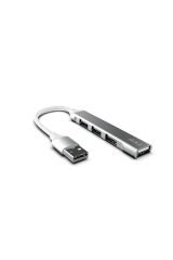 Inca Iusb 4Tux Usb Hubx4 Port Usb 3.0+3 Usb2.0 Slim Aluminyum Kasa