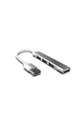 Inca Iusb 4Tux Usb Hubx4 Port Usb 3.0+3 Usb2.0 Slim Aluminyum Kasa