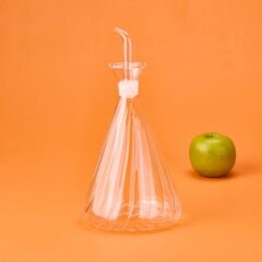 Cam Yağdanlık - Gri - 1 lt