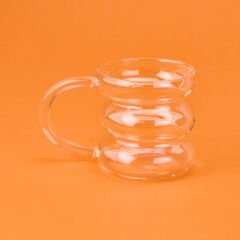 Round Cam Kupa - Şeffaf - 550 ml