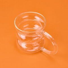 Round Cam Kupa - Şeffaf - 550 ml