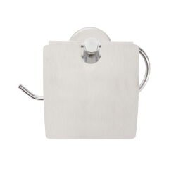 Lüx Geniş Kapaklı Kağıtlık - Krom - 13x5x12,3 cm