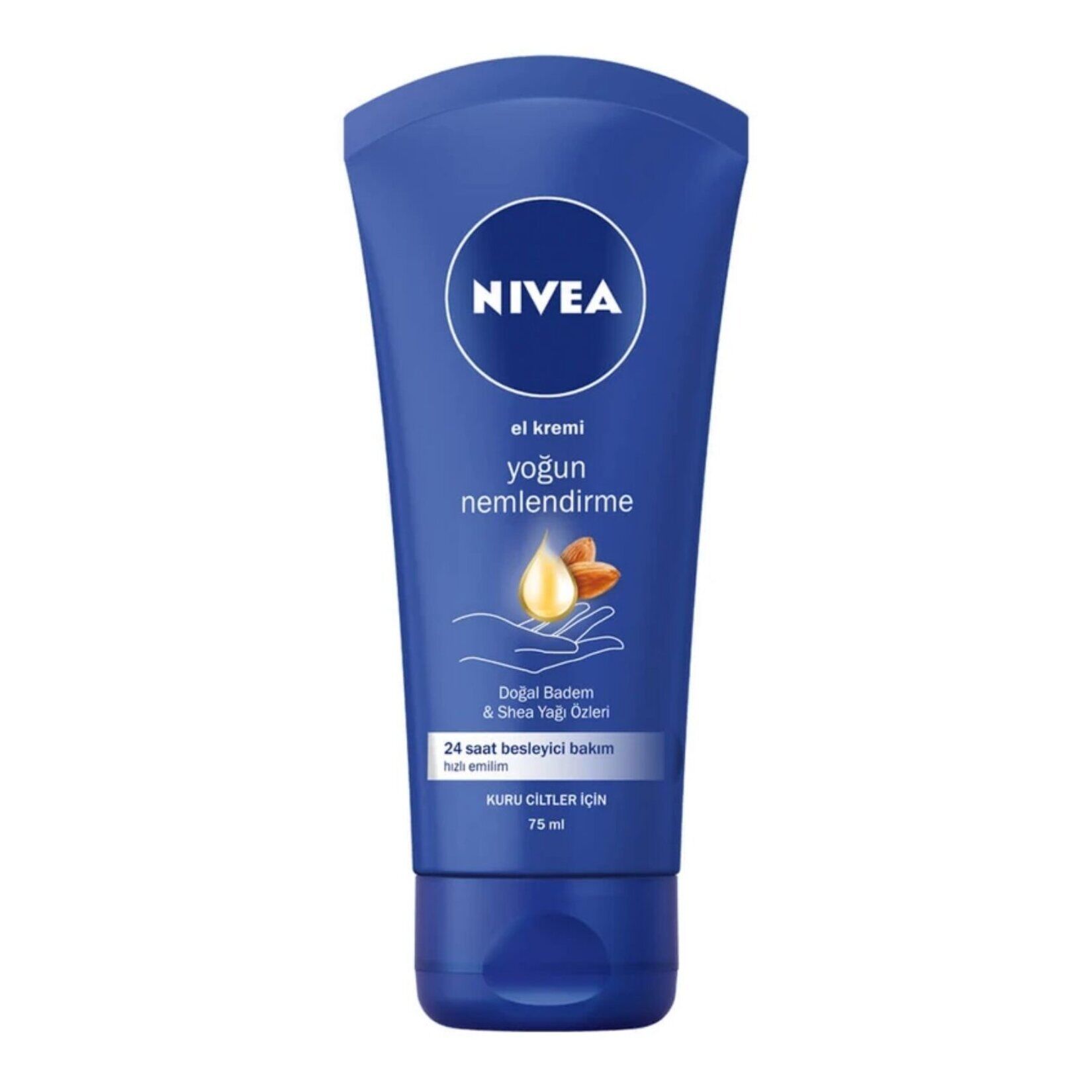 Nivea Kuru Ciltler İçin Yoğun Nemlendirici Badem Yağı El Bakım Kremi 75 Ml