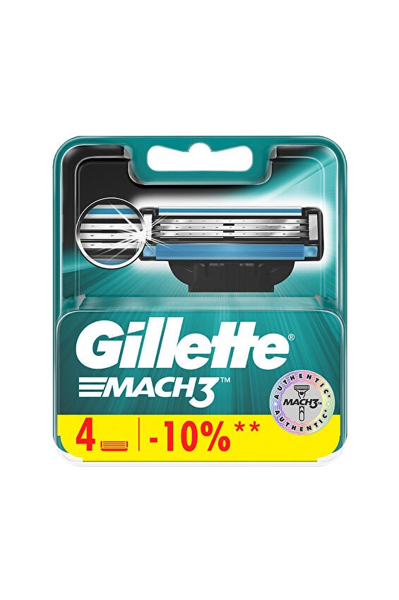 Gillette Mach3 4'Lü Bıçak