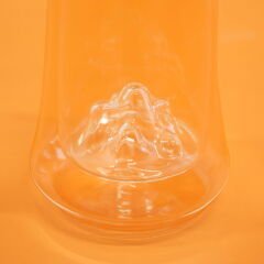 Çift Cidarlı Figürlü Meşrubat Bardağı - Şeffaf - 300 ml