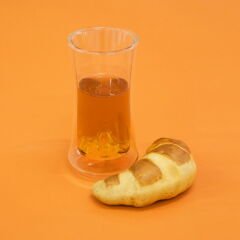 Çift Cidarlı Figürlü Meşrubat Bardağı - Şeffaf - 300 ml