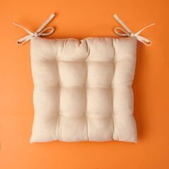 Soft Traum Sandalye Minderi - Bej - 40x40 cm