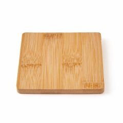 Circle 4'lü Bambu Bardak Altlığı - Asorti - 10 cm