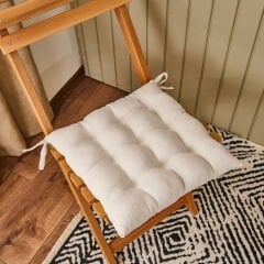 Soft Traum Sandalye Minderi - Ekru - 40x40 cm