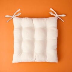 Soft Traum Sandalye Minderi - Ekru - 40x40 cm