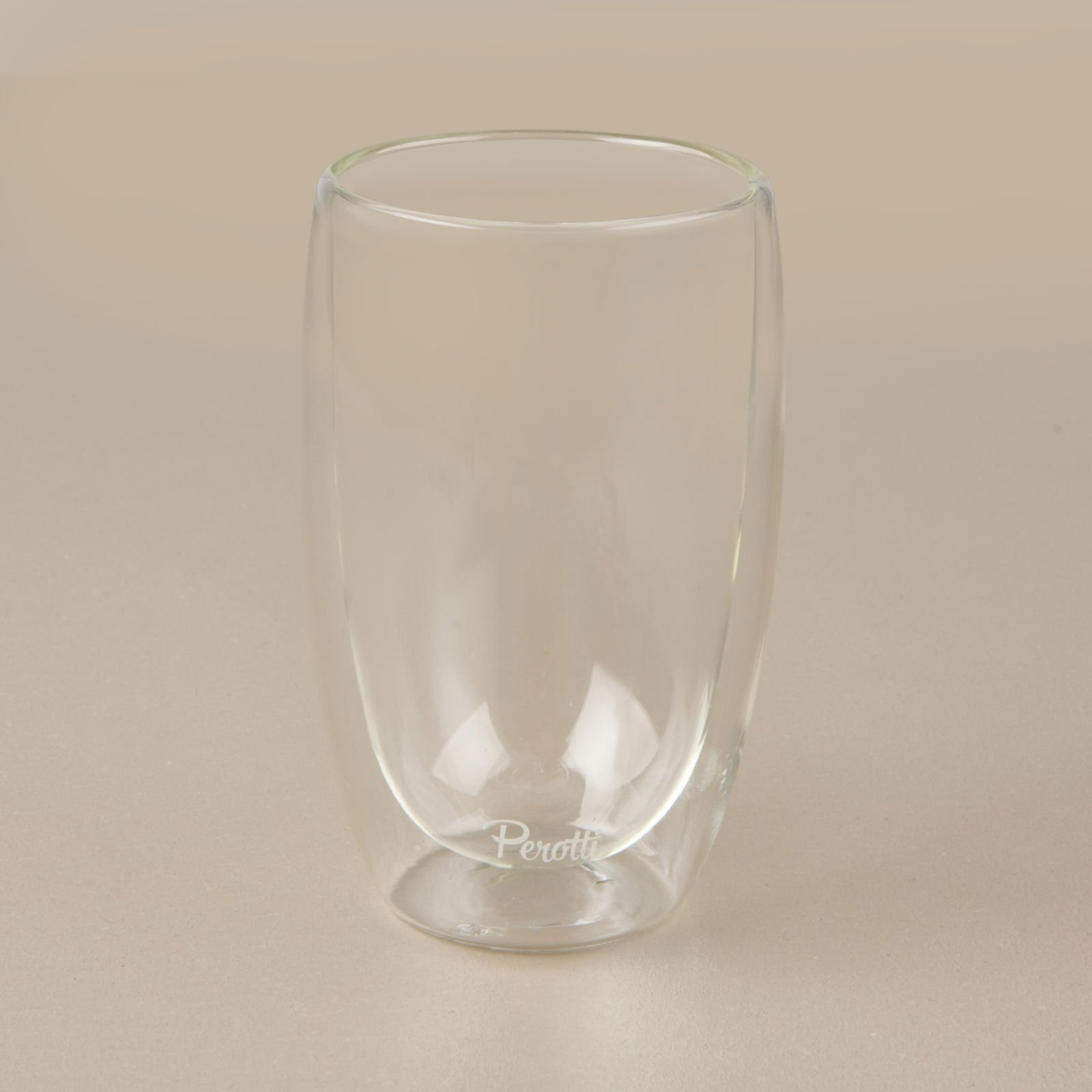 Çift Cidarlı Latte Bardağı - Şeffaf - 450 ml