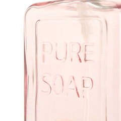 Pure Soap Cam Sıvı Sabunluk - Asorti - 21x9 cm
