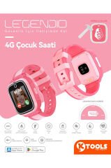 Ktools Legendio Pembe Akıllı Çocuk Saati