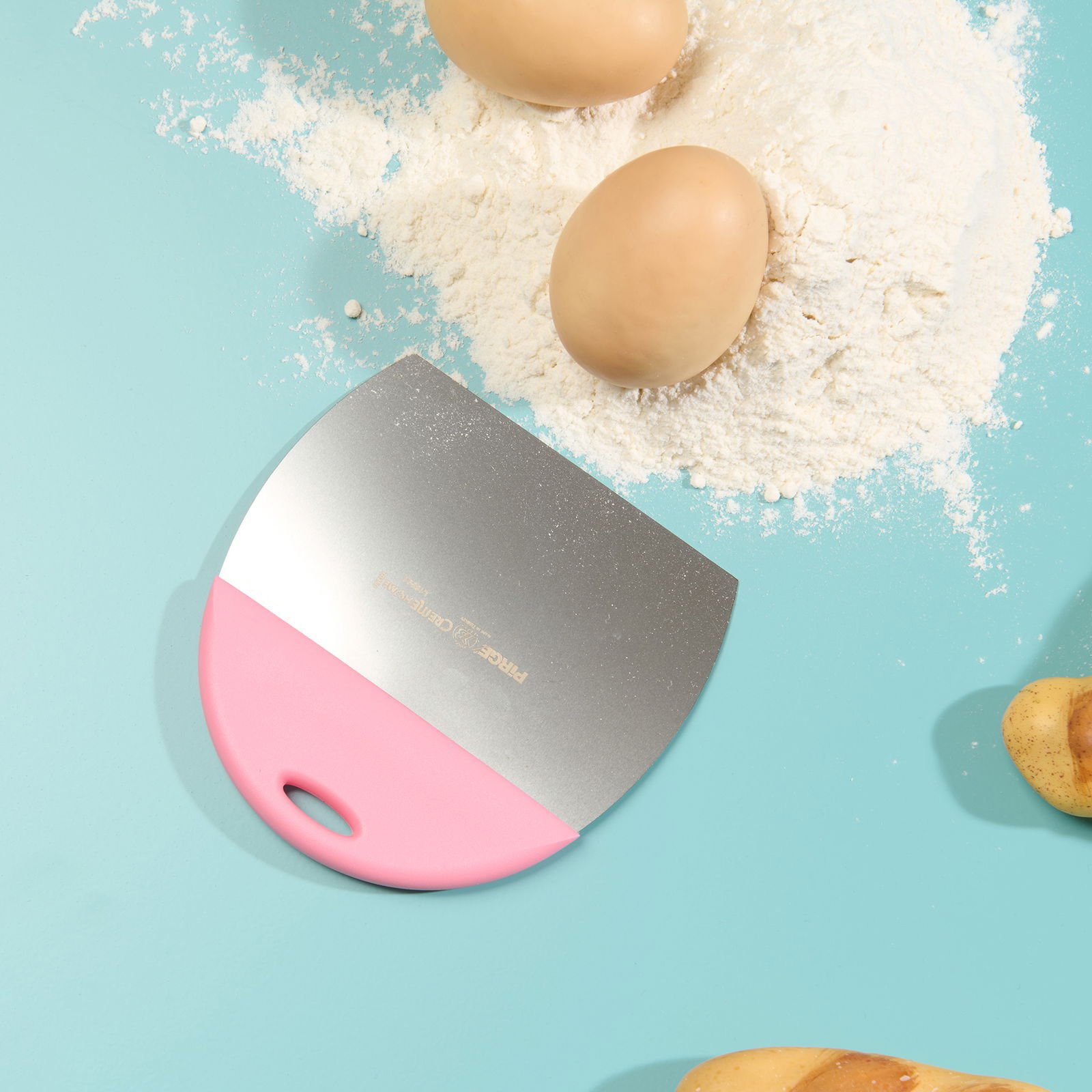 Creme Home Hamur Kazıyıcı - Pembe - 10 cm