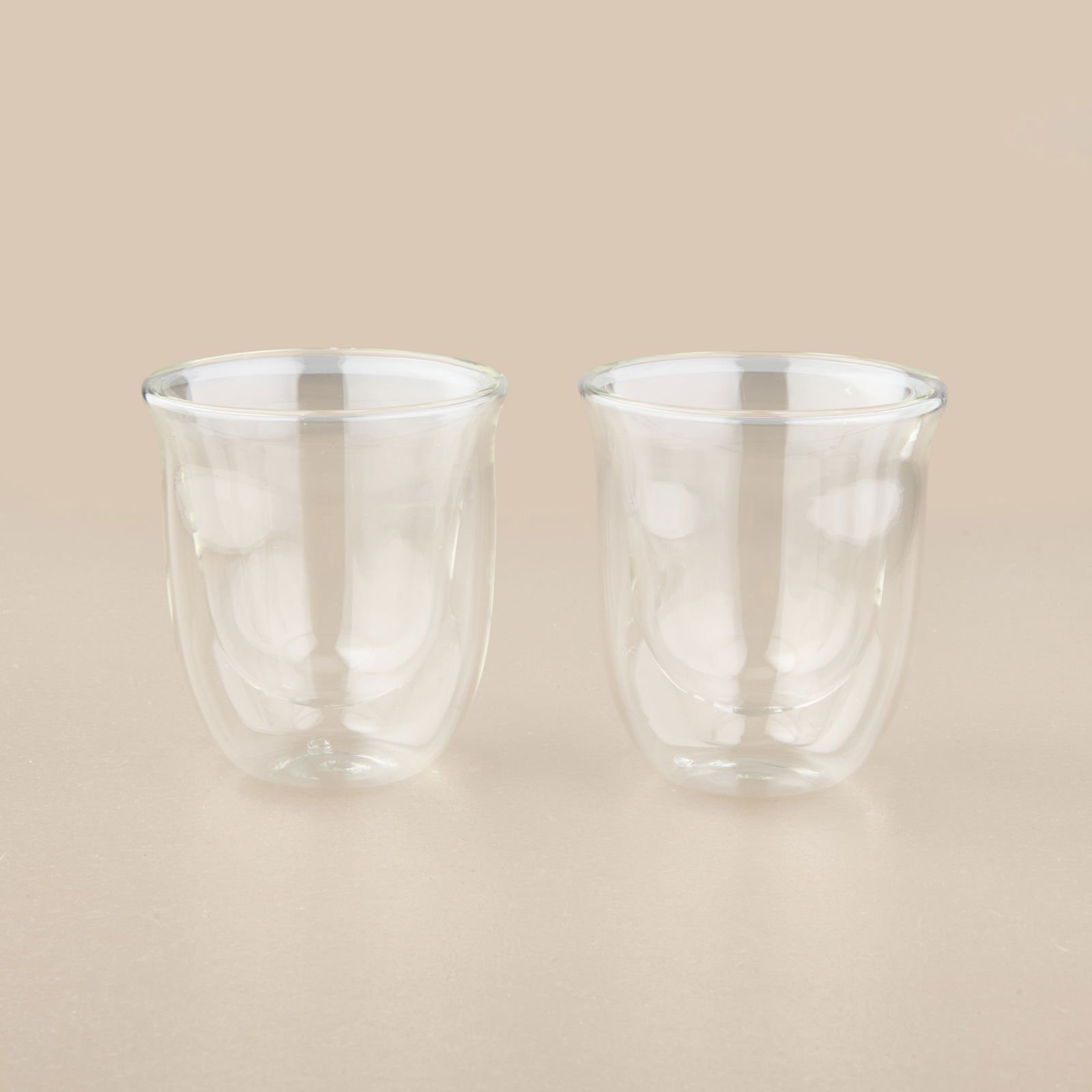 Double Wall 2'li Bardak - Şeffaf - 200 ml