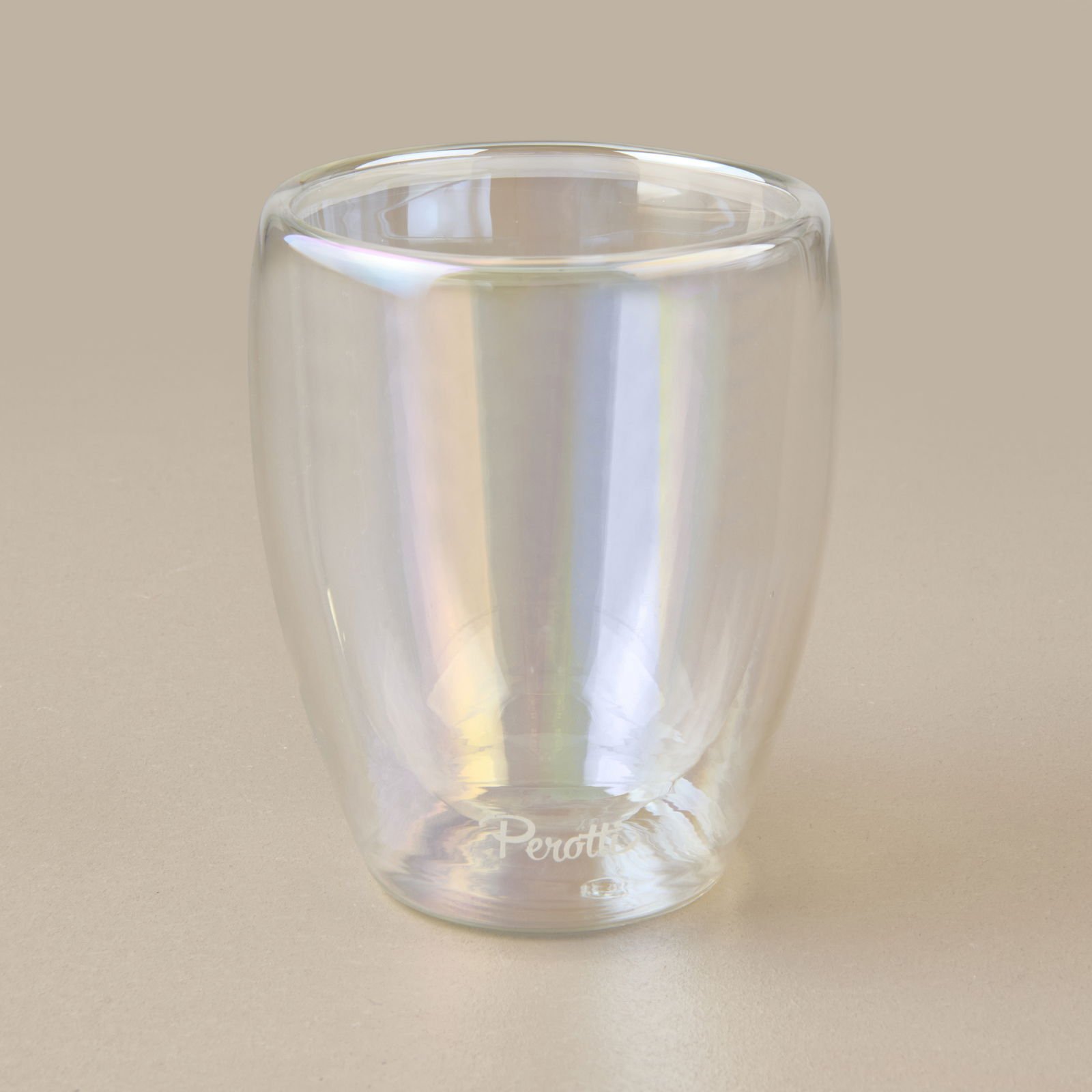 Colors Çift Cidarlı Bardak - Şeffaf - 350 ml