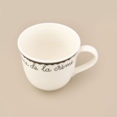 Kitchen Crema De La Cream Porselen Kupa - Renkli - 290 ml