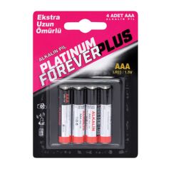 Forever Plus Platınum Alkalin İnce Pil 4'lü