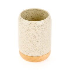 Cartrı Diş Fırçalık - Bej - 11x10 cm