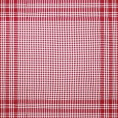 Soft Ekoseli Piknik Örtüsü - Kırmızı - 165x165 cm