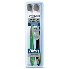 Difaş Proclınıc Bamboo Charcoal Diş Fırçası 1+1