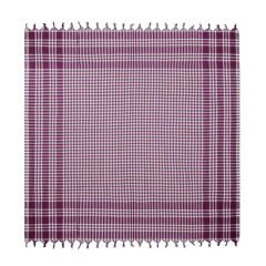 Soft Ekoseli Piknik Örtüsü - Bordo - 165x165 cm