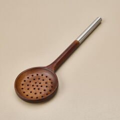 Akasya Kevgir - Kahverengi / Gri - 32 cm