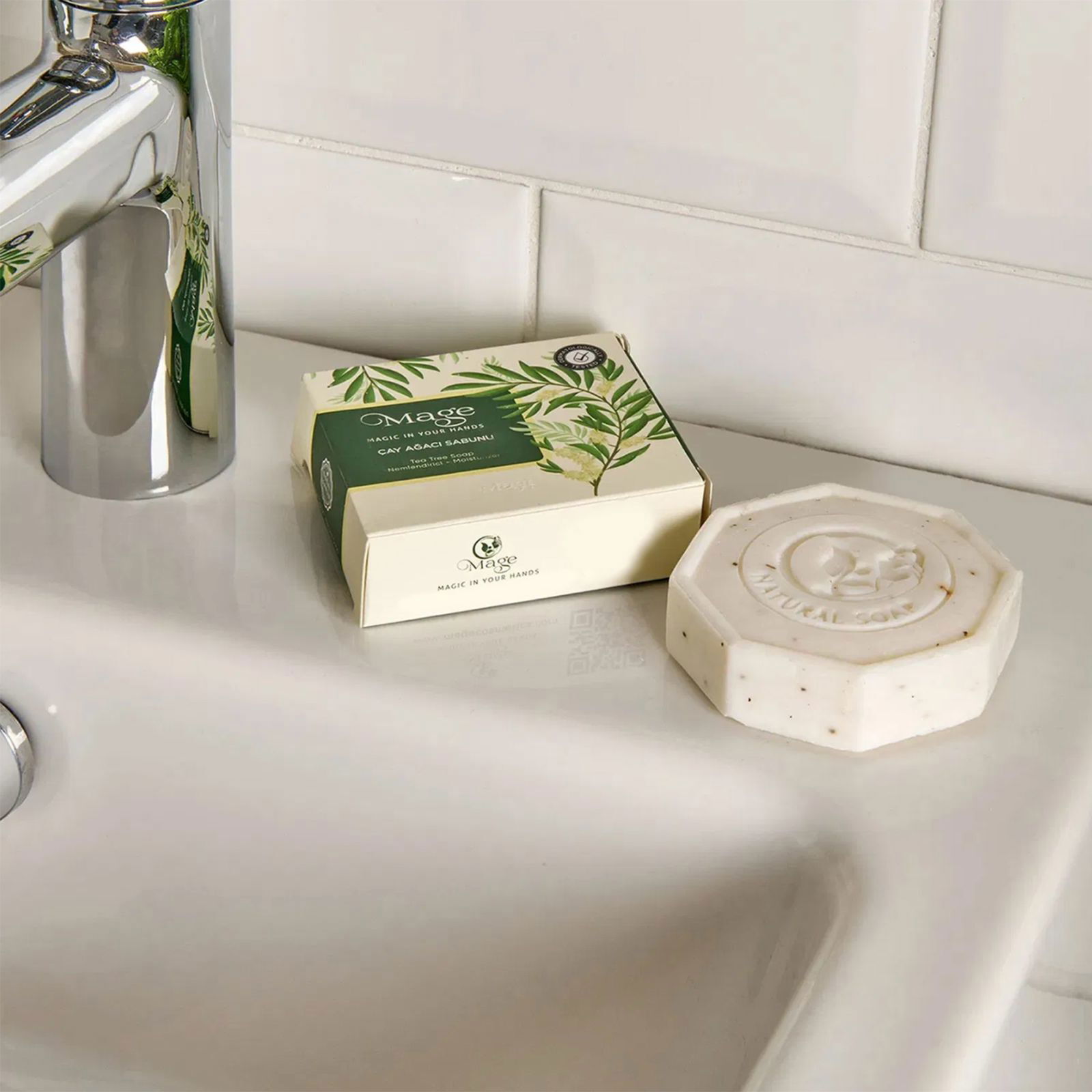 Çay Ağacı Sabunu - Beyaz - 100 gr