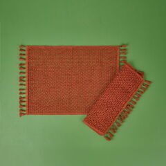 Soft Santa 2'li Amerikan Servis - Kiremit - 30x55 cm