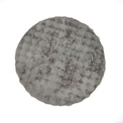 Soft Bubble Yuvarlak Halı - Gri - 100x100 cm