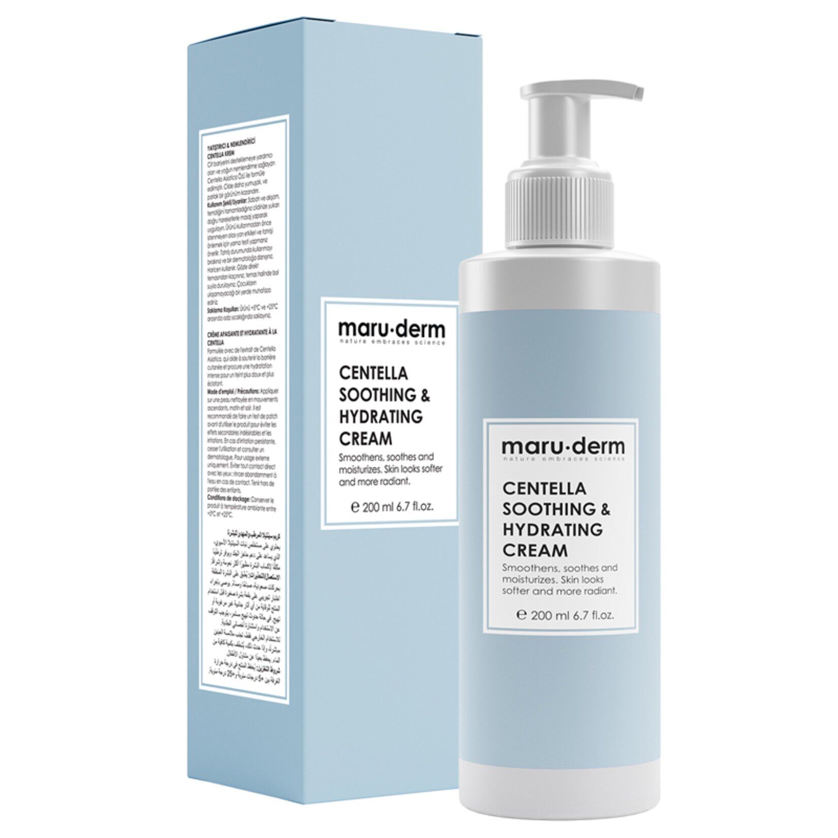 Maruderm Cica Centella Cilt Bakım Kremi 200 ML