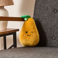 Soft Armut Figürlü Yastık - Sarı - 25 cm