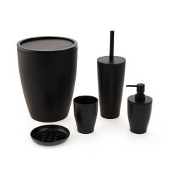 Pure 5'li Banyo Seti - Siyah