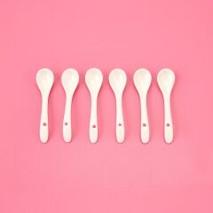 Porselen Çay Kaşığı - Beyaz