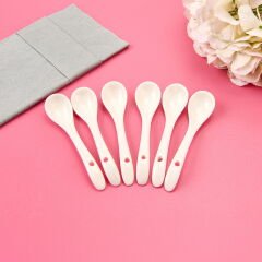 Porselen Çay Kaşığı - Beyaz