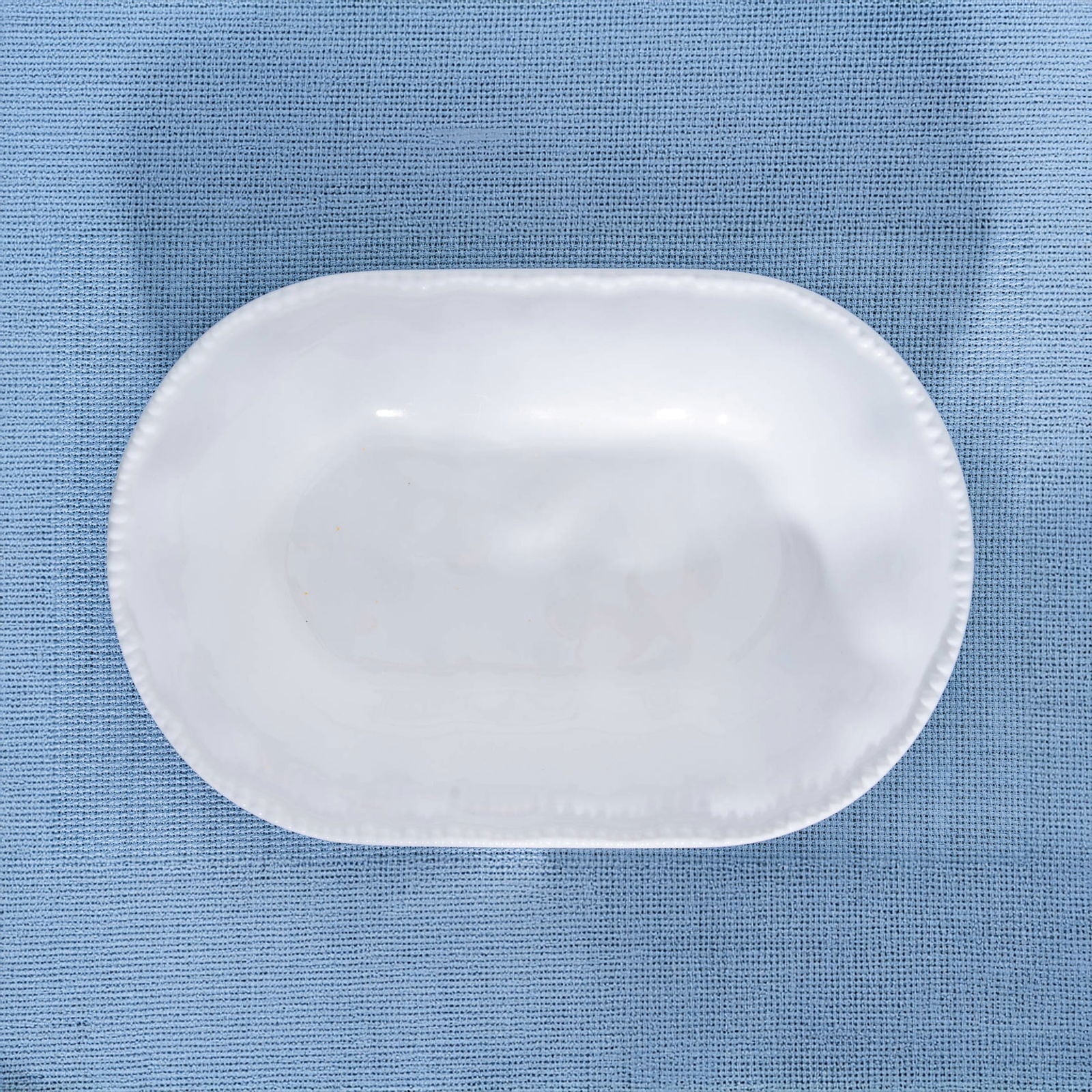Milano Kayık Tabak - Kırık Beyaz - 20 cm