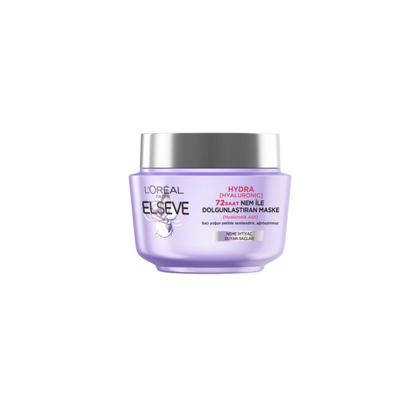 L'Oréal Paris Elseve Hydra [Hyaluronic] 72 Saat Nem ile Dolgunlaştıran Maske 300 Ml