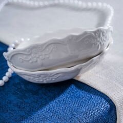 Oval Kayık Tabak - 13 cm