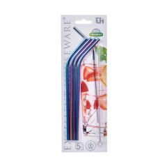 Houseware 4'lü Çelik Pipet - Asorti