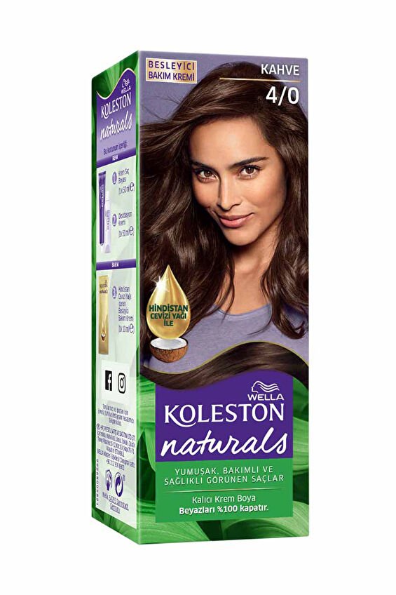 Koleston Naturals Saç Boyası Maxi Kahve 4/0