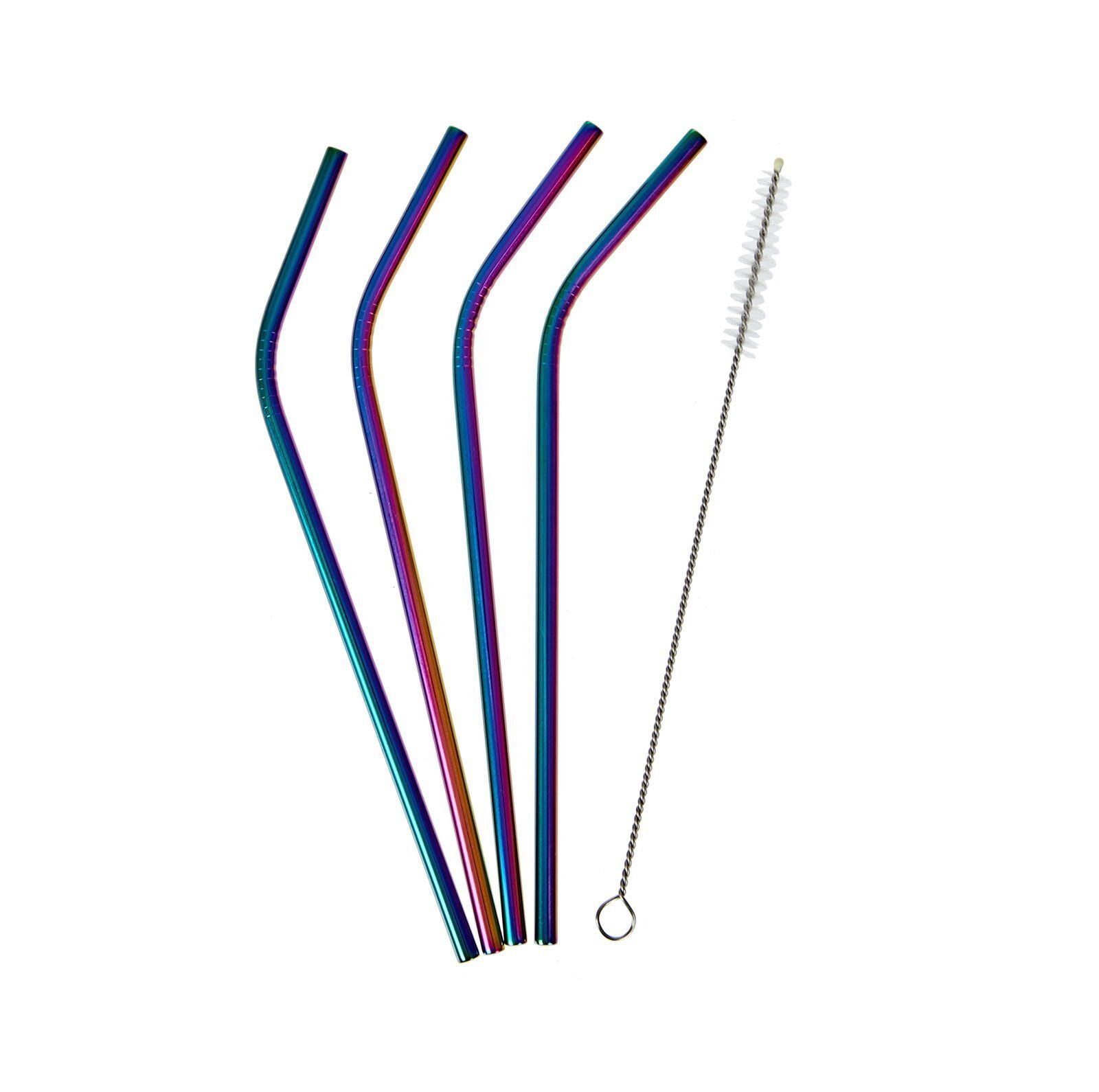 Houseware 4'lü Çelik Pipet - Asorti