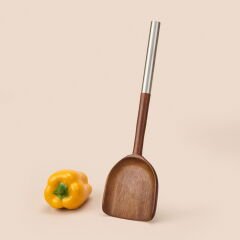 Akasya Spatula - Kahverengi / Gri - 32 cm