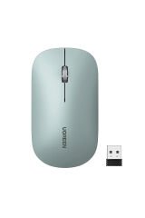 UGREEN 2.4Ghz USB Bağlantısı 4000 Dpi Sessiz Tuşlu Kablosuz Optik Mouse Yeşil 90374