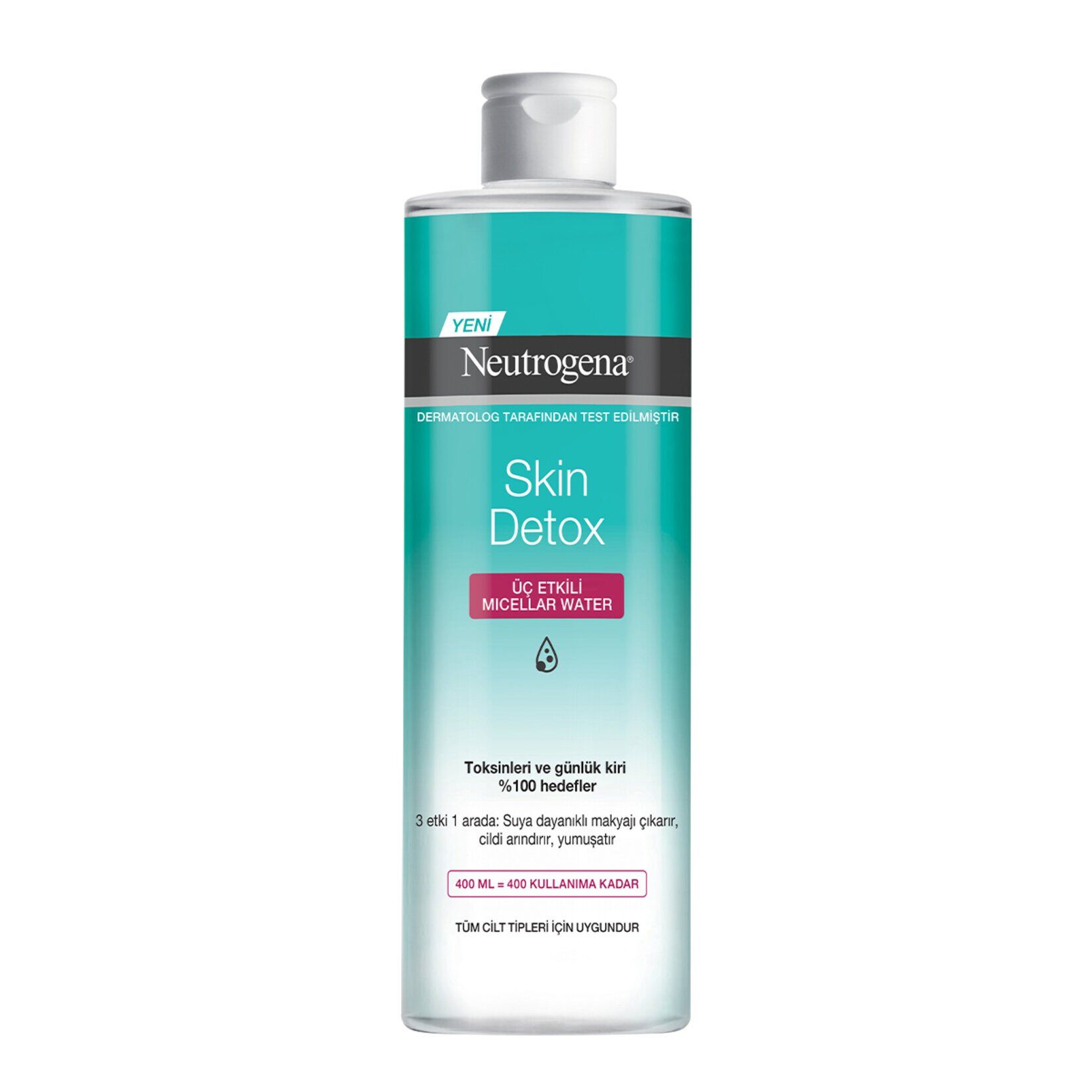 Neutrogena Skin Detox Micellar Water, 400 ml