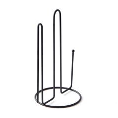 Tezgah Üstü Kağıt Havlu Tutucu - Siyah - 15,5x13,5x27,5 cm