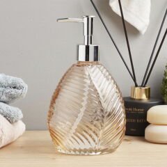 Leaf Cam Sıvı Sabunluk - Asorti - 18 cm