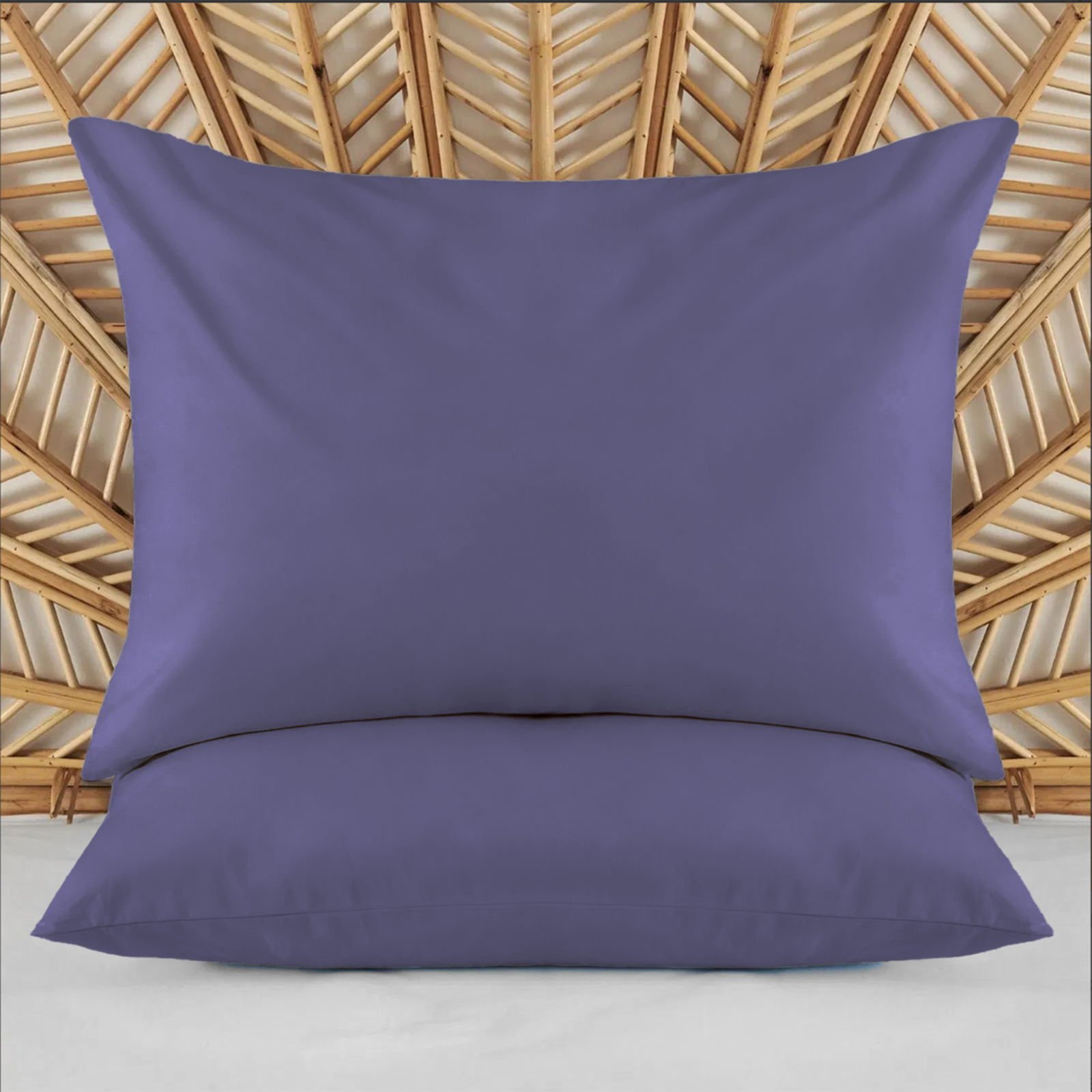 Soft Basic 2'li Yastık Kılıfı - Lacivert - 50x70 cm