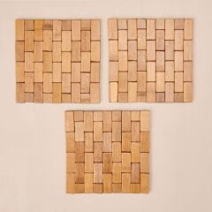 3'lü Bambu Nihale - Asorti - 27 cm