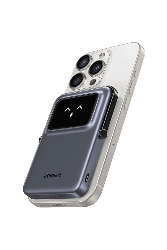 UGREEN Uno MagSafe Wireless 5.000 mAh 20W Hızlı Şarj Powerbank Siyah 35605B